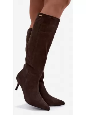 Cizme de dama BIG STAR SHOES UU274495 UMBRE MARO/BEJ