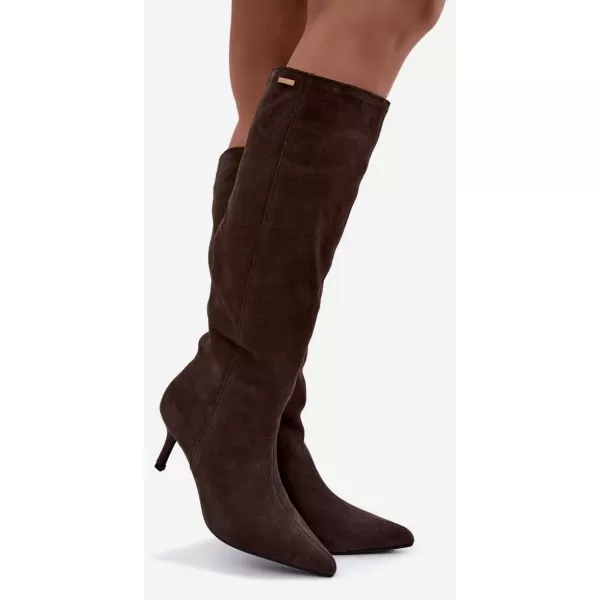  Cizme de dama BIG STAR SHOES UU274495 UMBRE MARO/BEJ 