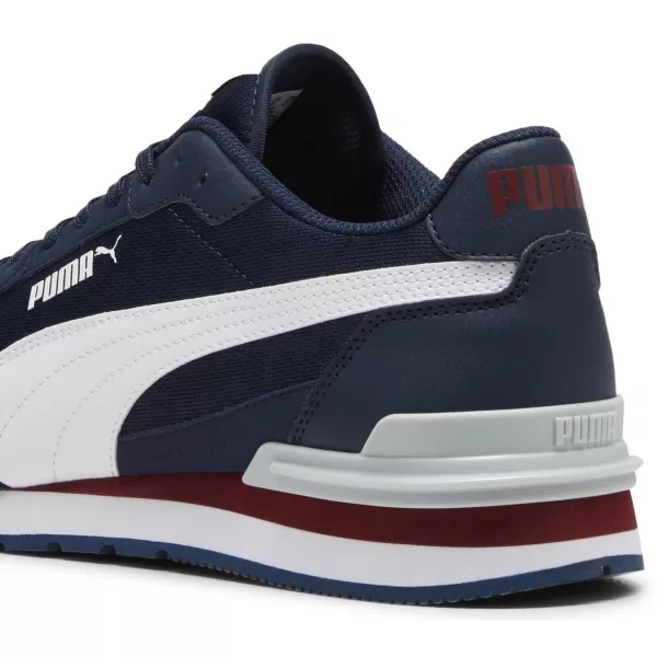  Cizme PUMA ST RUNNER V4 MESH 39966602 CLUB NAVY/ CLUB NAVY/PUMA WHITE/TEAM REGAL RED/PLATINUM GREY 