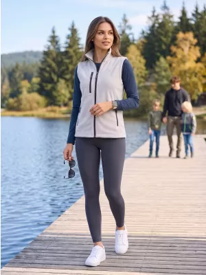 Vesta de dama fleece ALTISPORT ALW002525 GRI DESCHIS