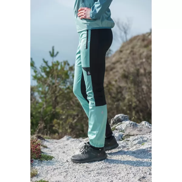 Pantaloni multisport impermeabili pentru femei NORDBLANC ELISA NBSPL8326 VERDE 