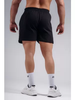 Pantaloni scurți de antrenament supradimensionați NEBBIA PRIMAL 876 NEGRU