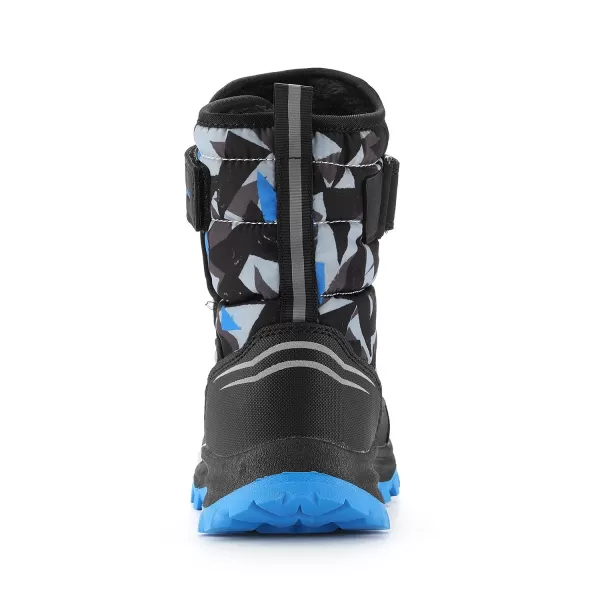  Oameni de zăpadă de iarnă pentru copii ALPINE PRO BERNO ALBASTRU STRĂLUCITOR 