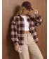 Geaca de dama DSTREET TY6047 BURGUNDIA