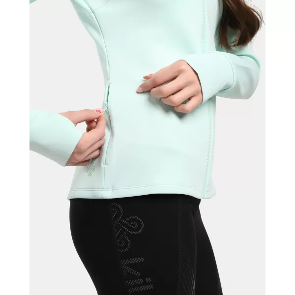  Hanorac de damă din fleece KILPI LAJEN-W 1L0205KI MENTĂ 