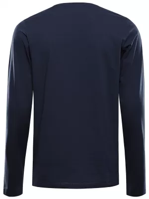 Tricou pentru bărbați cu uscare rapidă ALPINE PRO LOUS OCEAN LUMINAT DE LUNĂ