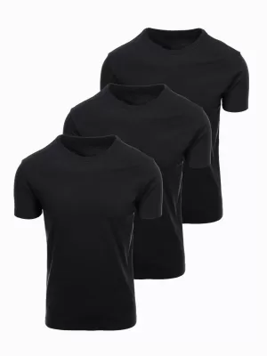 Tricou pentru bărbați OMBRE OM-TSBS-0268 NEGRU