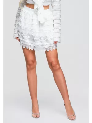 Fusta de dama OMBRE OW-GL-E0015 ALB