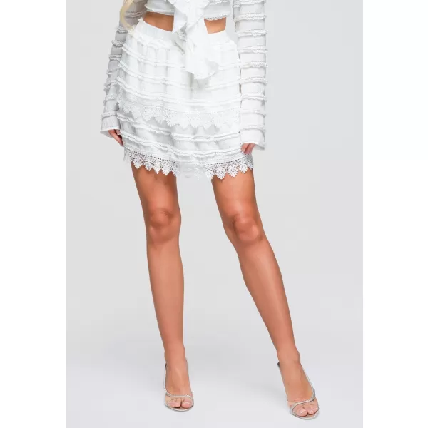  Fusta de dama OMBRE OW-GL-E0015 ALB 