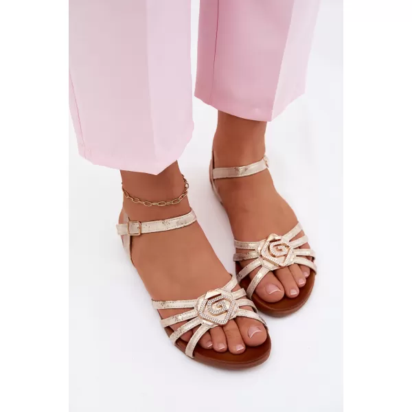  Sandale de dama S.BARSKI KV61-6056 AUR DESCHIS 