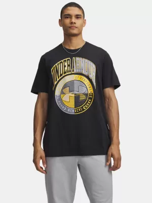 Tricou pentru bărbați UNDER ARMOUR M VARSITY CREST SS 6009249-001 NEGRU