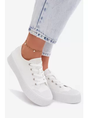 Adidași de damă BIG STAR SHOES TT274269 ALB