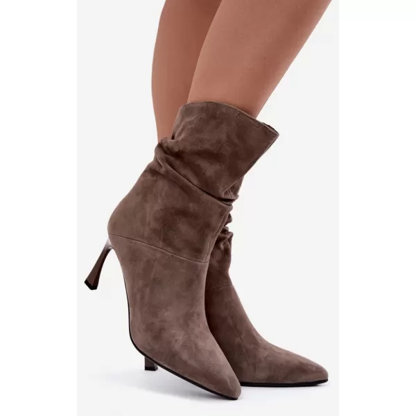  Botine de dama D&A JC562-1038 GRI DESCHIS 