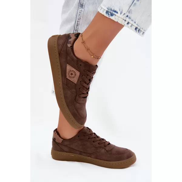  Adidași de damă BIG STAR SHOES UU274017 MARO/BEJ 