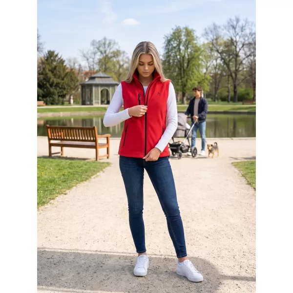  Vesta de dama fleece ALTISPORT ALW002525 ROŞU 