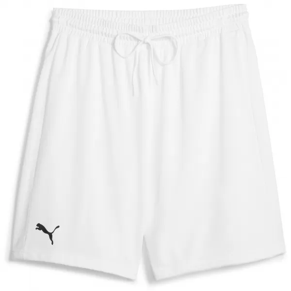  Pantaloni scurți pentru bărbați PUMA HOOPS TEAM PRACTICE SHORT 676641-02 PUMA ALB 