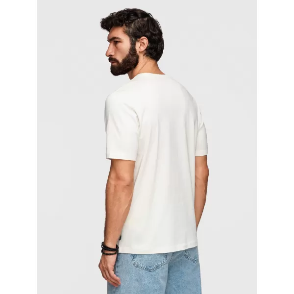  Tricou pentru bărbați OMBRE OM-TSPT-0286 ALB 