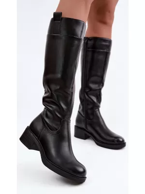 Cizme de dama SERGIO LEONE KZ-22 NEGRU