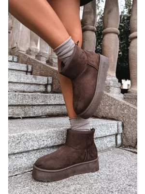 Pantofi de dama BIG STAR SHOES UU274223 UMBRE MARO/BEJ