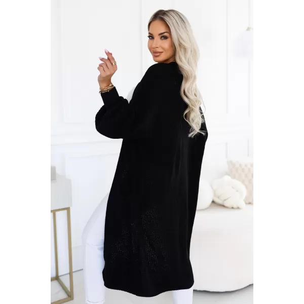  Cardigan de damă NUMOCO 627-4 NEGRU 