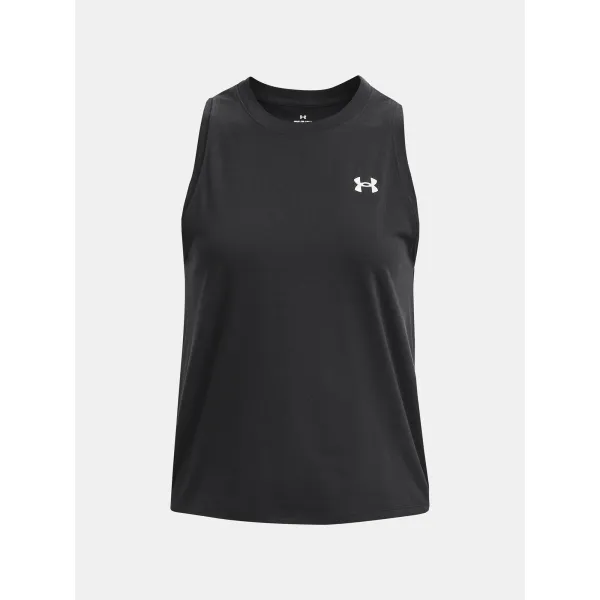  Maieu de damă UNDER ARMOUR UA ESSENTIAL CTTN STRCH TANK 1376959-001 NEGRU 