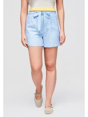 Pantaloni scurți de damă OMBRE OW-ST-E0005 ALBASTRU DESCHIS
