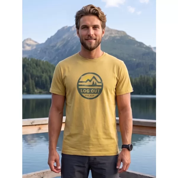  Tricou pentru bărbați ALPINE PRO TERMES 4 VARIANTA DE PC DE SUD MOSS 