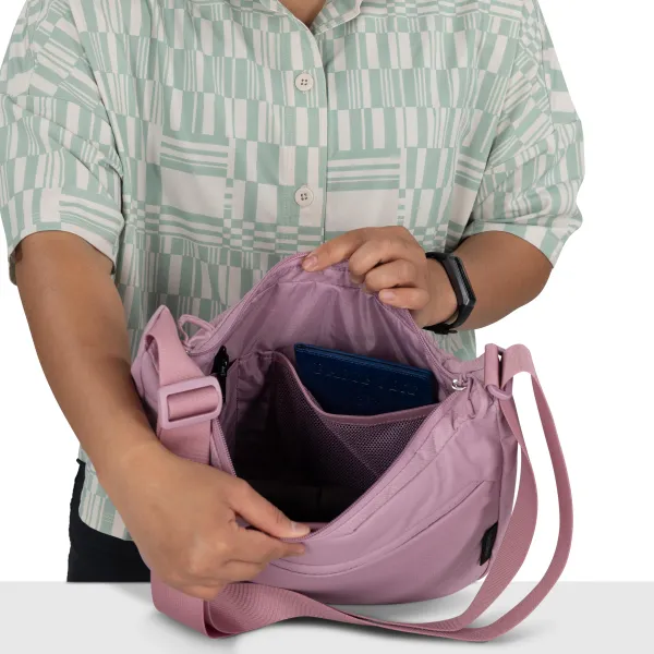  Geantă crossbody OSPREY DAYLITE CROSSBODY POUCH IRIS PINK 