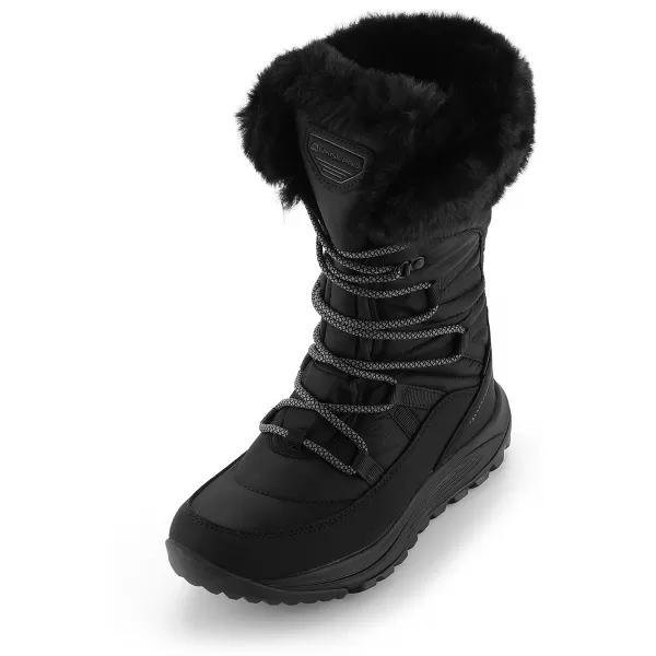  Cizme de iarna dama ALPINE PRO LEWRA NEGRU 
