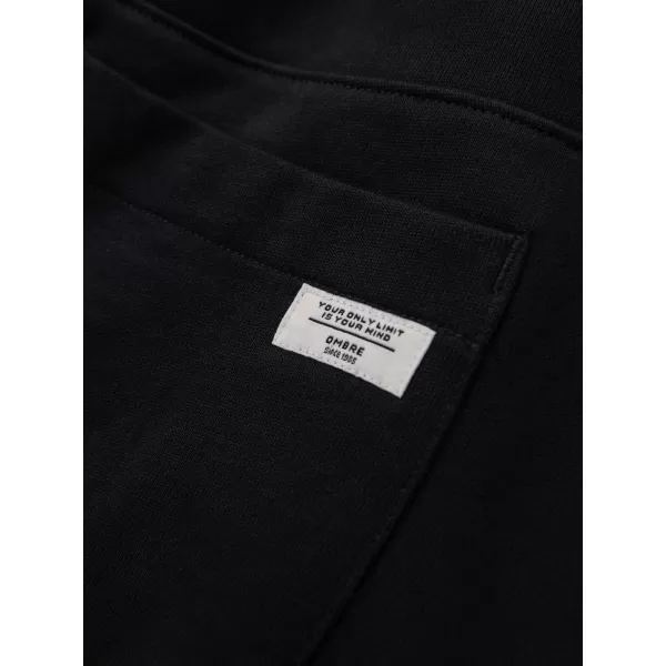  Pantaloni de trening pentru bărbați OMBRE OM-PABS-0305 NEGRU 