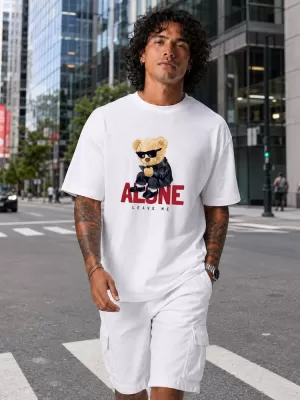 Tricou pentru bărbați DSTREET NX1025R-WH-O ALB