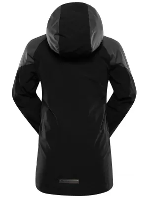 Jacheta pentru copii ALPINE PRO TEMUNO NEGRU