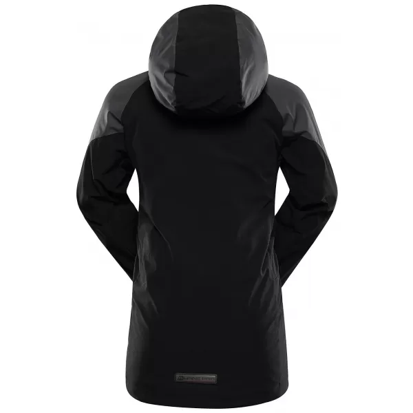 Jacheta pentru copii ALPINE PRO TEMUNO NEGRU 