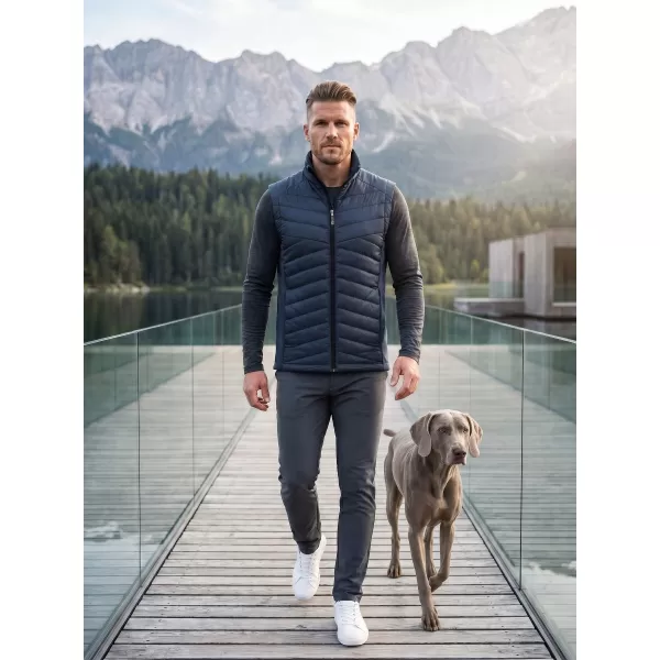  Vestă hibridă pentru bărbați MALFINI PREMIUM CROSS 557 ALBASTRU MARIN 