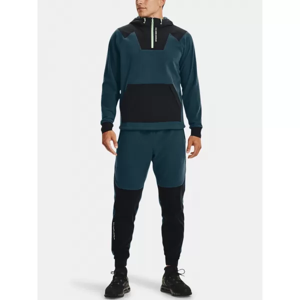  Hanorac pentru bărbați UNDER ARMOUR UA RUSH FLEECE HOODIE 1366177-413 ALBASTRU 