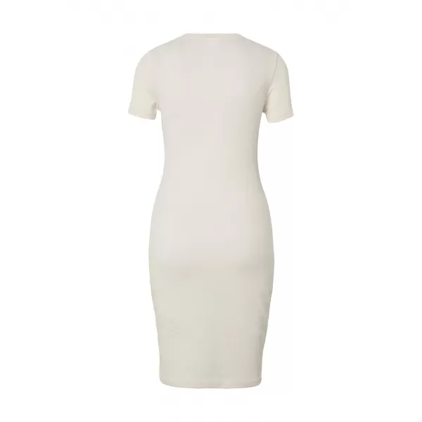  Rochie URBAN CLASSICS TB8275 ALB/NISIP 