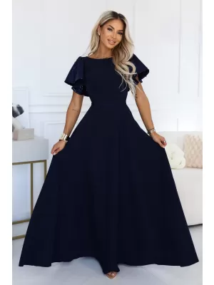 Rochie NUMOCO 694-4 ALBASTRU ÎNCHIS