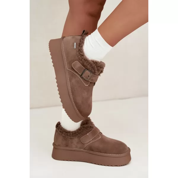  Oameni de zăpadă pentru femei BIG STAR SHOES UU274318 BEJ 