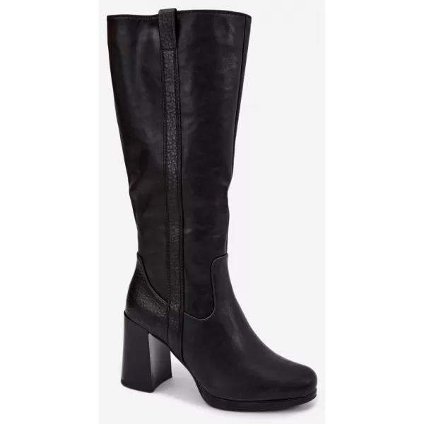  Cizme de dama BOTO FAF125B-6 NEGRU 