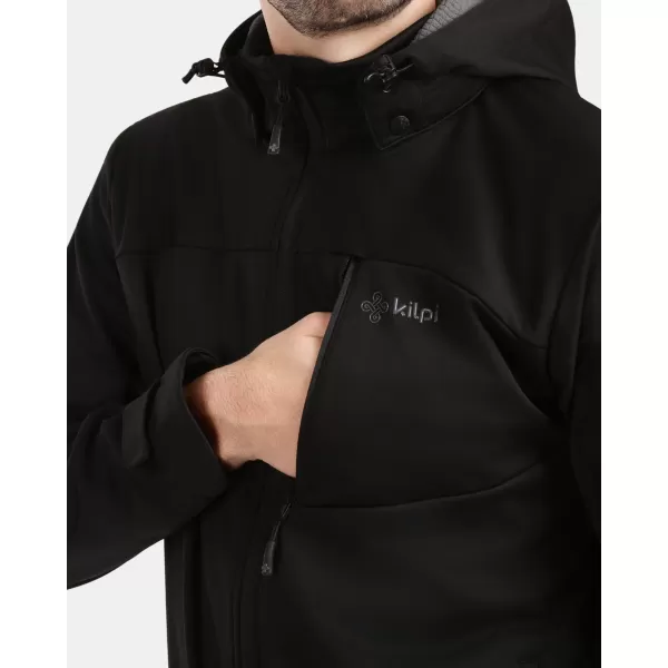  Jachetă softshell pentru bărbați KILPI ONTAVIO-M 1M0112KI NEGRU 