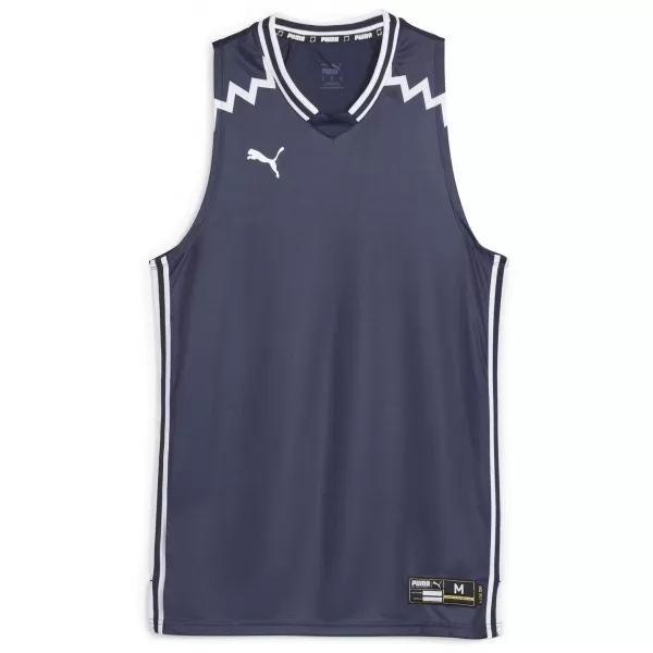  Tricou pentru bărbați PUMA HOOPS TEAM GAME JERSEY 676628-03 PUMA NAVY 