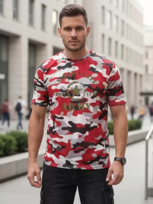 Tricou pentru bărbați DSTREET NX2002R-RW-M ROŞU