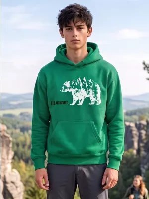 Hanorac pentru copii ALTISPORT ALM193422 VERDE MEDIU