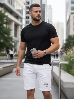 Tricou pentru bărbați DSTREET RX5670 NEGRU