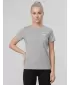 Tricou pentru femei 4F WMM00TTSHF3308 MELANGE GRI DESCHIS RECE