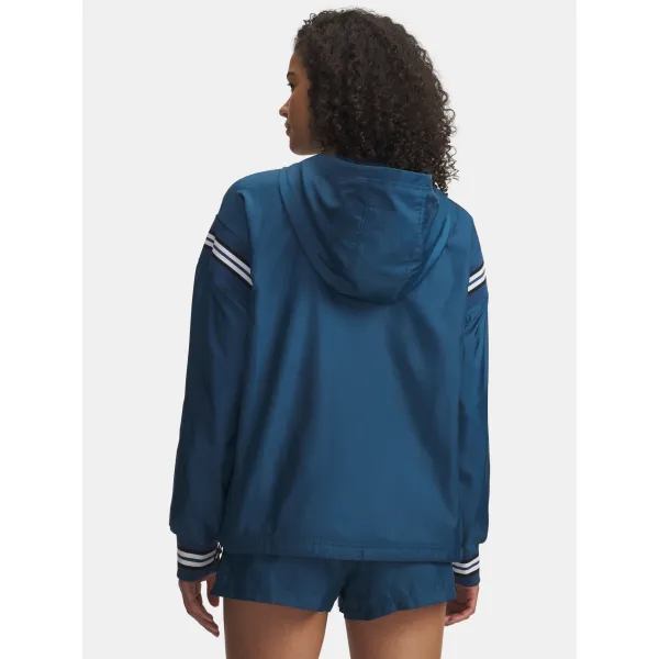  Geaca de dama UNDER ARMOUR ICON WOVEN HERITAGE QZ 6009946-498 ALBASTRU 