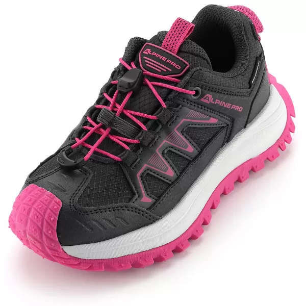  Pantofi de exterior pentru copii ALPINE PRO GERNO GRI ÎNCHIS ADEVĂRAT 