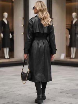 Palton de damă DSTREET NY0780 NEGRU