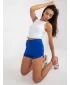 Pantaloni scurți de damă BASIC FEEL GOOD AP-SN-119.07 ALBASTRU ÎNCHIS