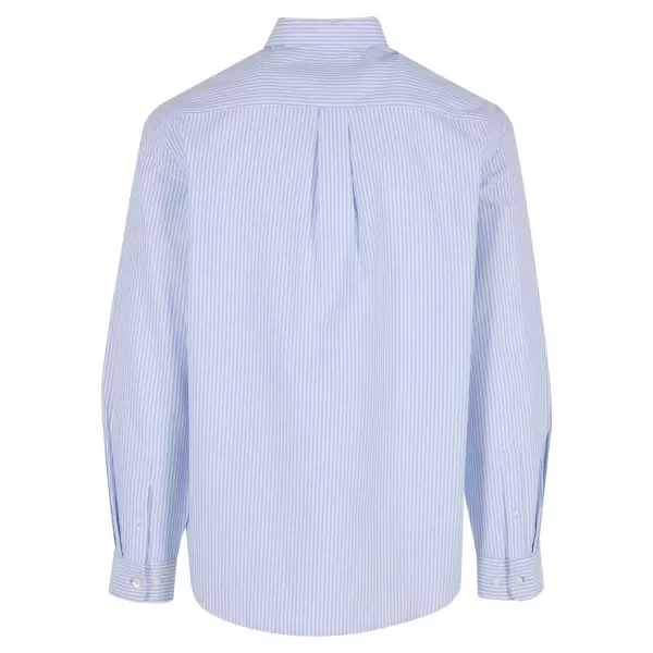  Cămașă pentru bărbați URBAN CLASSICS TB8093 ORIZONT DESCHIS ALBASTRU/ALB 